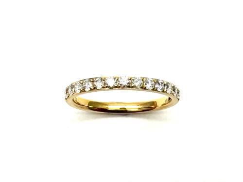 18ct Yellow Gold Diamond Eternity Ring 0.40ct