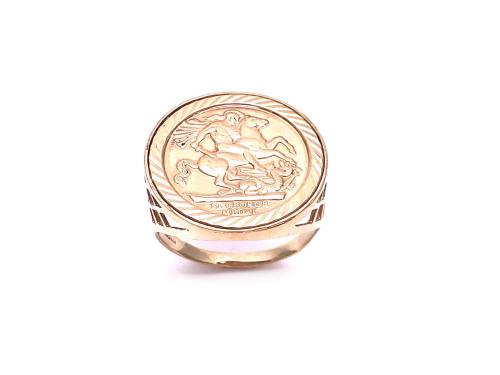 9ct Yellow Gold St George Ring