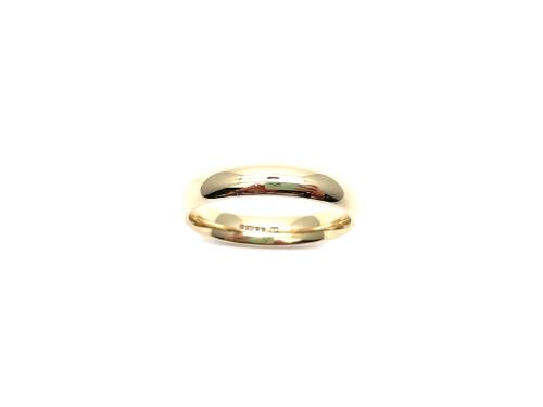 9ct Yellow Gold Plain Wedding Ring