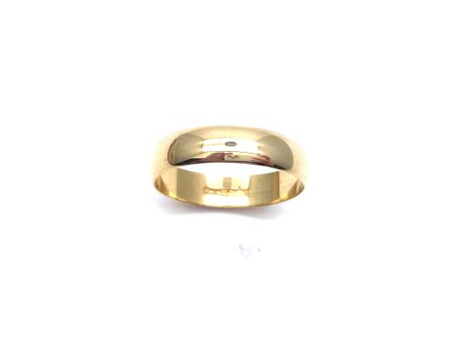 18ct Yellow Gold Plain Wedding Ring