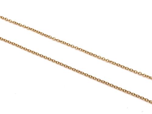 18ct Fine Belcher Chain 16 Inch