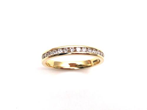 18ct Yellow Gold Diamond Eternity Ring 0.33ct