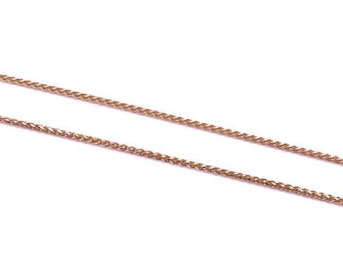 9ct Yellow Gold Spiga Chain 18 inches