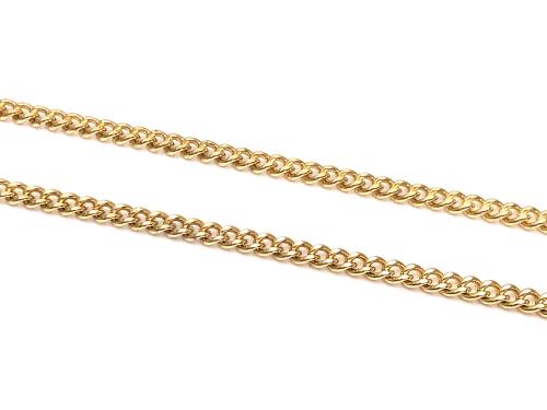 9ct Yellow Gold Curb Chain 24 inch