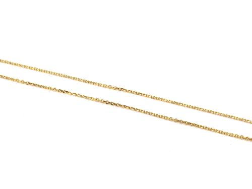 9ct Yellow Gold Fine Trace Chain