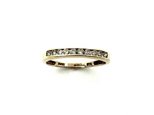 9ct Yellow Gold Diamond Eternity Ring