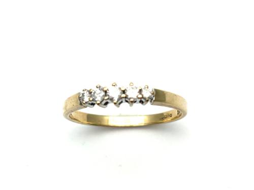 9ct Diamond 5 Stone Eternity Ring