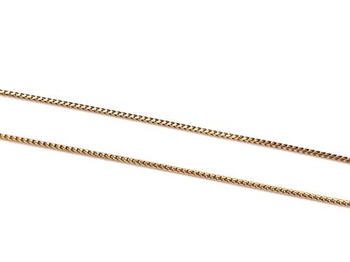 9ct Yellow Gold Fine Curb Chain