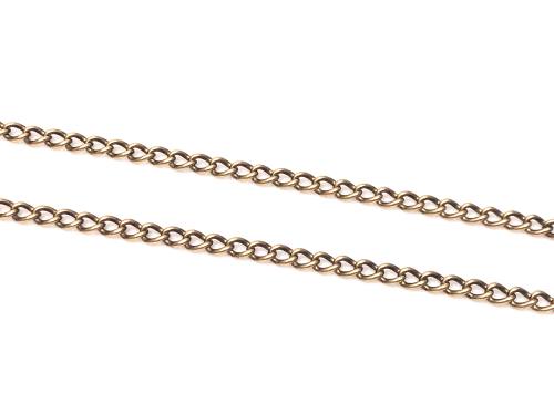 9ct Yellow Gold Open Curb Necklet