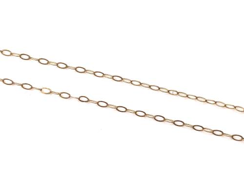 9ct Yellow Gold Fine Trace Chain