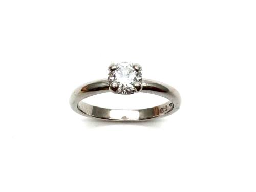 Platinum Diamond Solitaire Ring 0.55ct