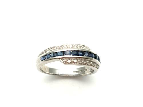 Sapphire & Diamond Eternity Ring