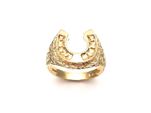 9ct Yellow Gold Horseshoe Ring