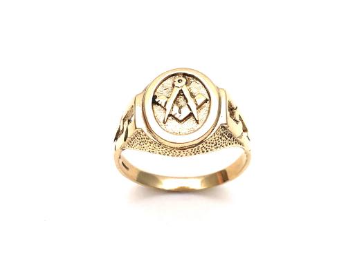 9ct Yellow Gold Masonic Ring