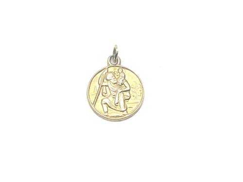 9ct Yellow Gold St Christopher Charm