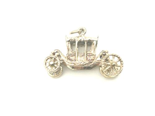 9ct Yellow Gold Carriage Charm