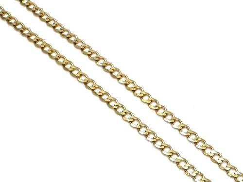 9ct Yellow Gold Curb Chain 20 Inch