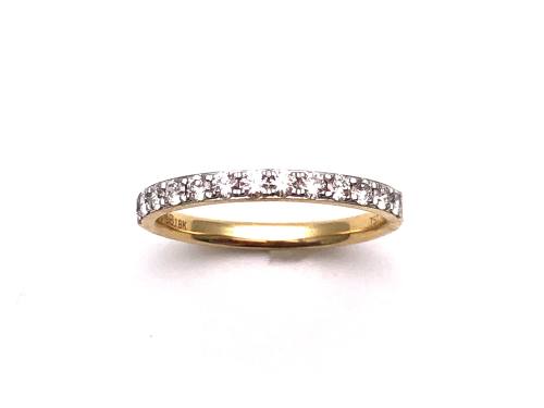 18ct Yellow Gold Diamond Eternity Ring 0.41ct