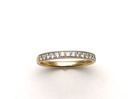 18ct Yellow Gold Diamond Eternity Ring 0.33ct