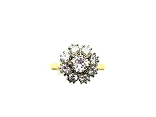 18ct Diamond Cluster Ring