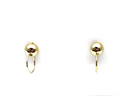 9ct Yellow Gold Fancy Ball Stud Earrings