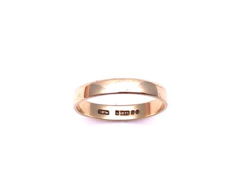 9ct Yellow Gold Wedding Ring 3mm