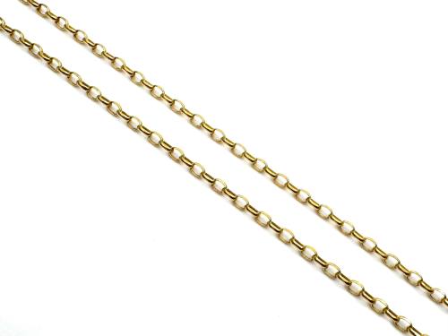 9ct Yellow Gold Belcher Chain 22 inches