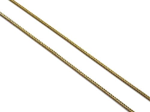 9ct Yellow Gold Filed Spiga Chain