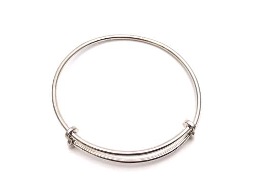 Silver Heritage Expandable Bangle 62mm