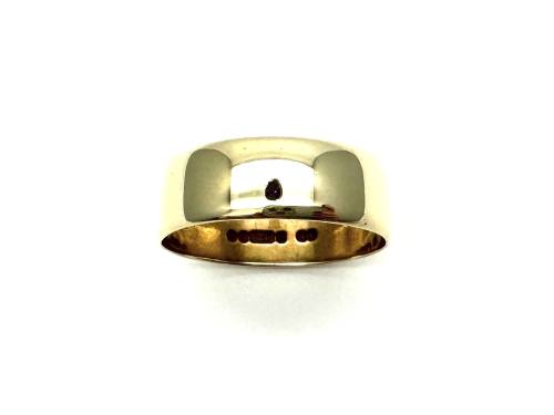 9ct Yellow Gold Plain Wedding Ring