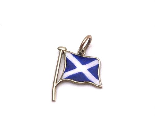 9ct Enameled Scottish Charm