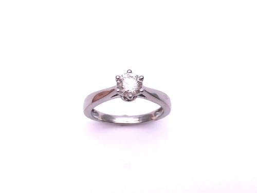 Platinum Diamond Solitaire Ring