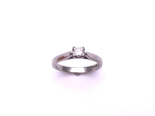 Platinum Diamond Solitaire Ring