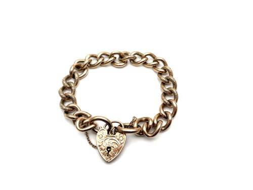 An Old 9ct Yellow Gold Charm Bracelet