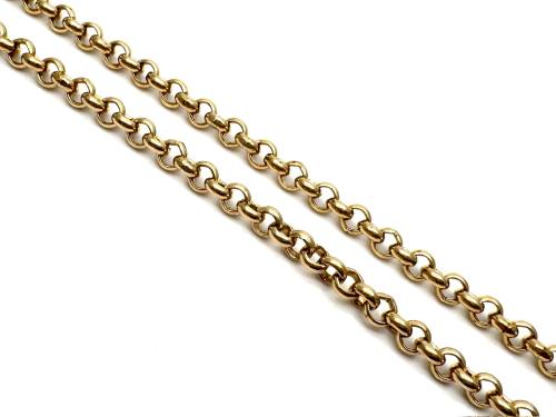 9ct Yellow Gold Solid Belcher Chain