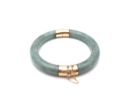 Jade Hinged Bangle