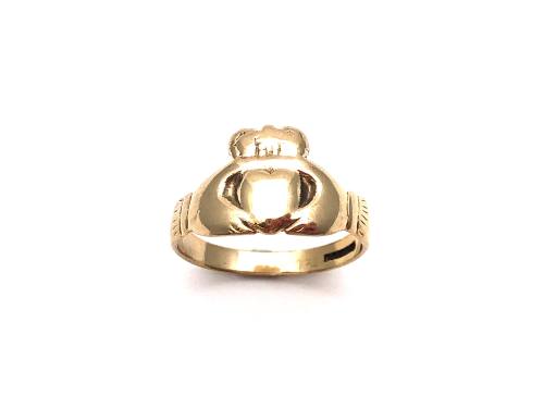 9ct Yellow Gold Claddagh Ring