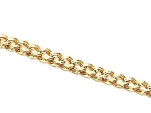 An Old 15ct Graduated Single Albert Chain