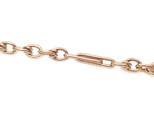 12ct Yellow Gold Bracelet with T Bar