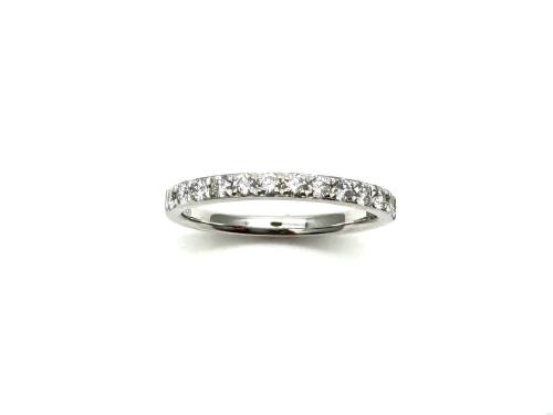 Platinum Diamond Eternity Ring 0.40ct