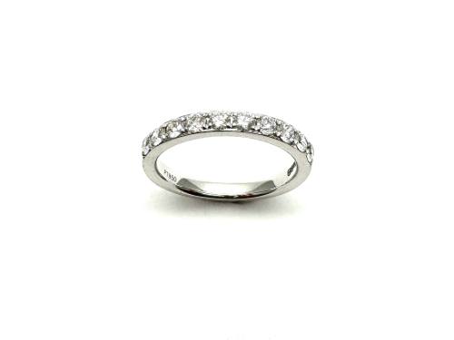 Platinum Diamond Eternity Ring 0.65ct