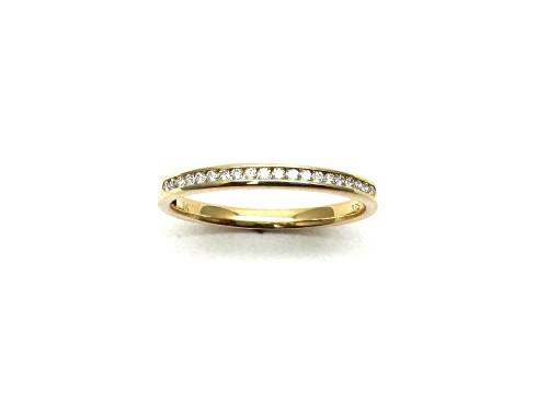 9ct Yellow Gold Diamond Eternity Ring 0.10ct