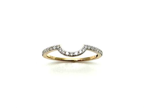 9ct Yellow Gold Diamond Eternity Ring 0.16ct