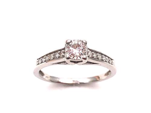 9ct Diamond Solitaire Ring 0.25ct