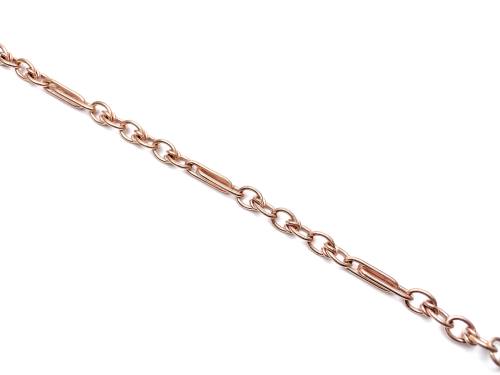 9ct Rose Gold Fancy Link Bracelet