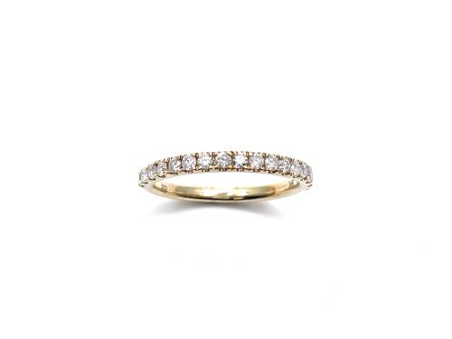 9ct Yellow Gold Diamond Eternity Ring