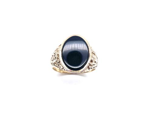 9ct Yellow Gold Onyx Signet Ring