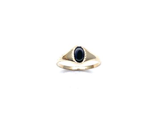 9ct Yellow Gold Onyx Signet Ring