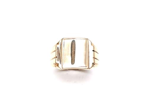 9ct Yellow Gold Sqaure Signet Ring