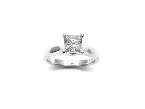 Platinum Diamond Solitaire Ring 1.02ct